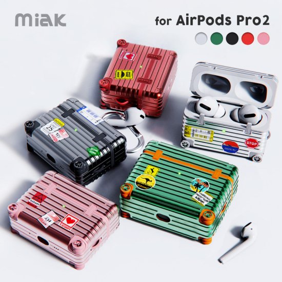 国内正規品 miak ミアック AirPods Pro 第2世代/第1世代 キャリー ...