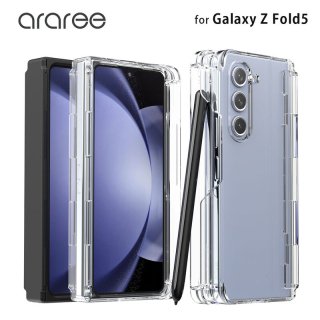  araree ꡼ Galaxy Z Fold5 ڥۥդ Nukin P ꥢ SAMSUNG TPUǺ ̤Ͼפʥݥꥫܥ͡