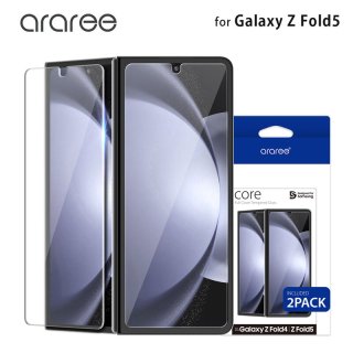  araree ꡼ Galaxy Z Fold5 CORE եȥǥץ쥤 饹ե2