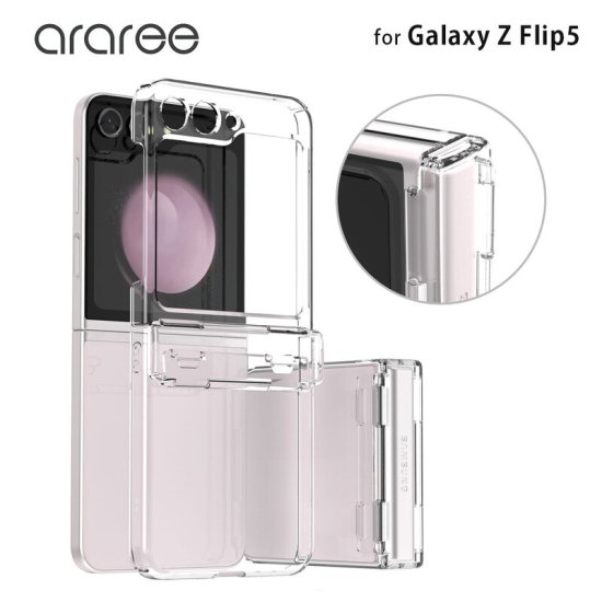 国内正規品 araree アラリー Galaxy Z Flip5ケース クリア SAMSUNG公式