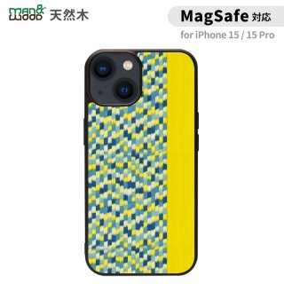  Man&Wood iphone 15 iPhone 15 Pro MagSafeб ŷڥ Yellow Submarine  ޥۥ