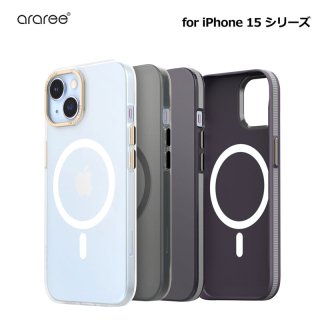  araree ꡼ iphone 15 iPhone 15 Pro AERO FRAME MagSafeб ܥ󥫥Сȥ󥺼鴶᥿