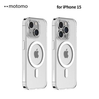  motomo ȥ iphone 15 MagSafe CLEAR CASE ޥͥå ꥢ Ʃ