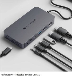  Hyper ϥѡ HyperDrive Next Dual 4K HDMI 7 Port USB-C ϥ ǥ奢ǥץ쥤ǳĥɽ