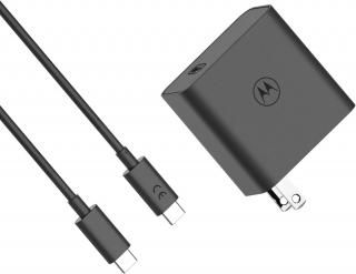 国内正規品 Motorola モトローラ 純正AC充電器125W TurboPower GaN USB-PD3.0 Charger meter 6.5A高速充電対応ケーブル付