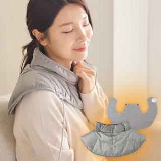 国内正規品 INKO インコ 遠赤外線ネック&ショルダーヒーティングパッド 首 肩 フィットする ウォーマー 防寒対策 薄型 カバー水洗い可能