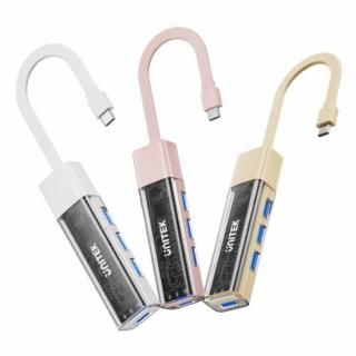 国内正規品 UNITEK 4ポートUSB Hub 取り外し可能なケーブル付/USB-A 5Gbps x 4