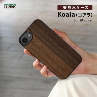 国内正規品 Man&Wood iphone 16eケース 天然木ケース Koala コアラ木製