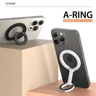  araree ꡼ A-RING MagSafeб ޥۥ  2ʳޤꤿ߹¤Υɡå2WAY iphone