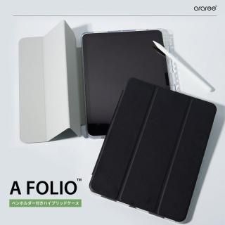 国内正規品 araree A FOLIO ペンホルダー付きハイブリッドケース for iPad Air(M3/M2/第5世代/第4世代) アラリー