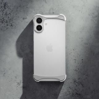 国内正規品 Arc アーク iPhone 16 Arc Pulse アルミ・ミラーシルバー アルミバンパー アルミニウム合金7075