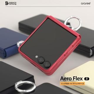  araree ꡼ Galaxy Z Flip7 å ᥿դ Aero Flex R ҥ󥸤ޤݸ С  SAMSUNGθǧ