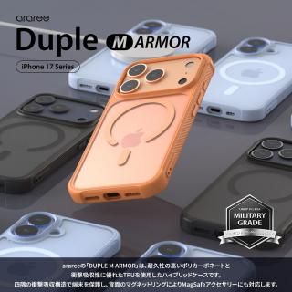  araree iPhone17/Air/17Pro/17ProMax ƷMIL MagSafeб DUPLE M ARMOR ϥ֥å ɻ С