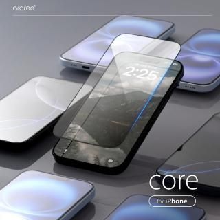  araree iPhone17/Air/17Pro/17ProMax 9H ϡɥƥ CORE GLASS վݸ 饹ե ꡼