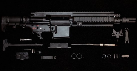 HK416C Receiver Conversion Kit For PTW インフィニティー実グリ対応済 - モデルショップPAPA