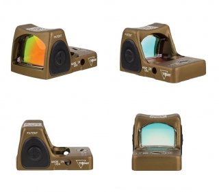 Mil-Spec 3.25 MOA Red Dot LED Sight, Coyote Brown