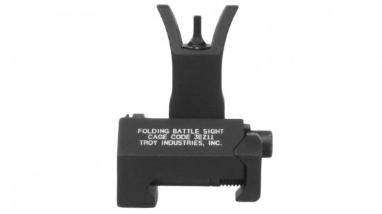 Troy Industries Folding Battle Sight - Front - M4 Style - Black