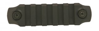 BCM KeyMod Picatinny Nylon Rail Section, 3 inch - black
