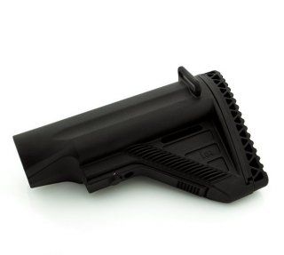 HK MR762, HK 417 Buttstock Complete With Concave Buttpad E2 Style.