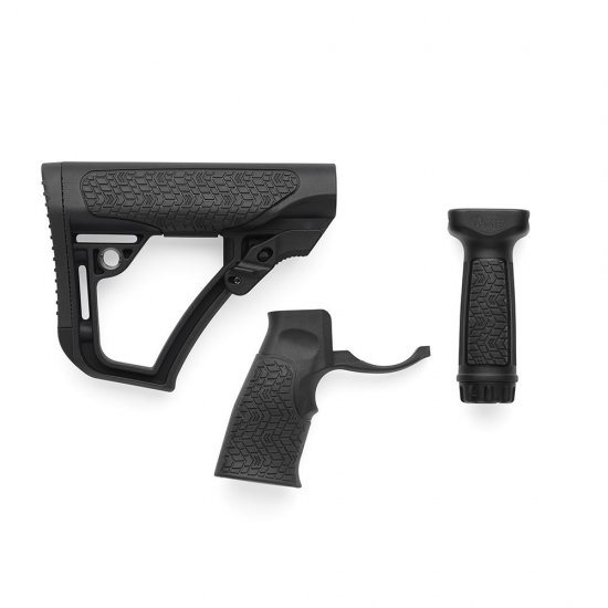 Daniel Defense Buttstock, Pistol Grip, & Vertical Foregrip Combo BLK -  モデルショップPAPA