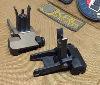 Knight's Armament RAS Front Folding Sight, Fits M4-M5 And Free Floating RASFDE
