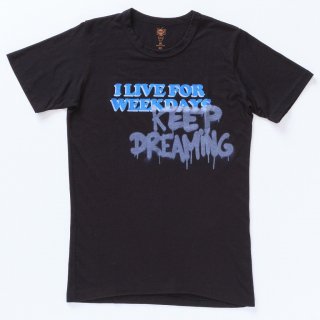 <img class='new_mark_img1' src='https://img.shop-pro.jp/img/new/icons3.gif' style='border:none;display:inline;margin:0px;padding:0px;width:auto;' />MBW apparel KEEP DREAMING T-SHIRTS　BLACK (エムビーダブリューアパレル キープドリーミング　Tシャツ　ブラック)