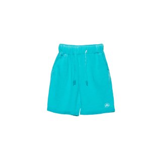 <img class='new_mark_img1' src='https://img.shop-pro.jp/img/new/icons3.gif' style='border:none;display:inline;margin:0px;padding:0px;width:auto;' />ILLCOMMONS HB DYED SWEAT SHORTS WATER BLUE  （イルコモンズ  ハローブルックリン  後染めスウェットショーツ  水色）