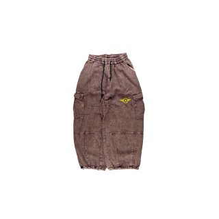 <img class='new_mark_img1' src='https://img.shop-pro.jp/img/new/icons3.gif' style='border:none;display:inline;margin:0px;padding:0px;width:auto;' />ILLCOMMONS  DENIM WIDE CARGO PANTS BROWN（イルコモンズ デニムワイドカーゴパンツ　ブラウン）
