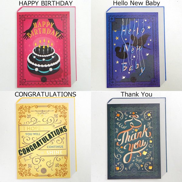amabro アマブロ<br>EMBROIDERY MESSAGE CARD<br>ottei01554