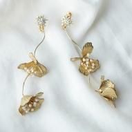 monshiro (モンシロ) / スイートピーブーケピアス (2Way) (mn-p-183