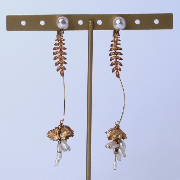 monshiro (モンシロ) / フジラインイヤリング (mn-d-192E