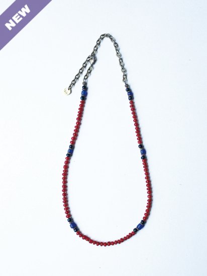 MEL "2way Necklace(DEEP RED)"