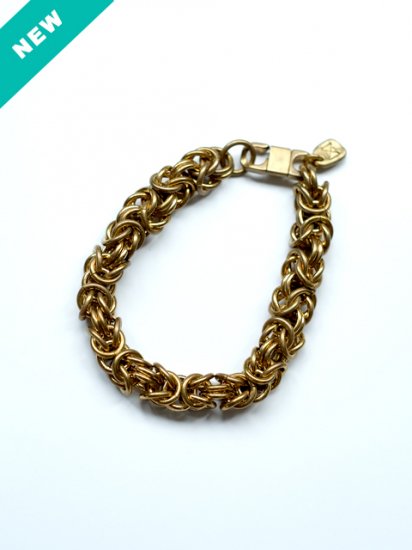 MEL. "Brass chaine bracelet "