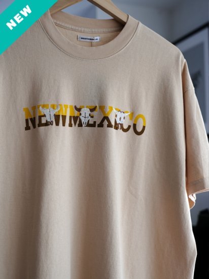 WESTOVERALLS(STA-WEST'S) "NEW MEXICO T-SHIRT(BEIGE)"