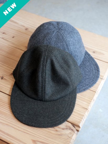 FOUND FEATHER "Classic 6 Panel Cap-Melange Wool-(2colors)"

