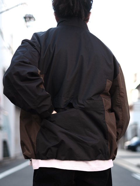 FAKIE STANCE Track Jacket (Black×Brown) -  MONITALY