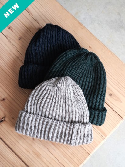 RoToTo(ロトト) "CHUNKY COTTON SHORT BEANIE(3colors)"