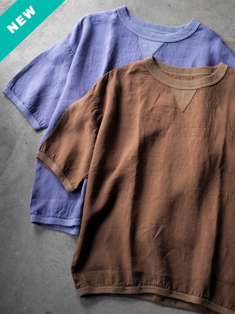 maillot "linen big sweat shirt-Tee(2colors)"
