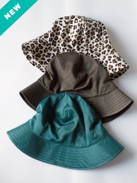 FOUND FEATHER "1 Panel Military Sun Hat(3colors)"
