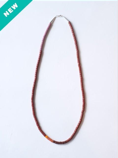 THE SUNNY "BEADS NECKLACE(BROWN)"