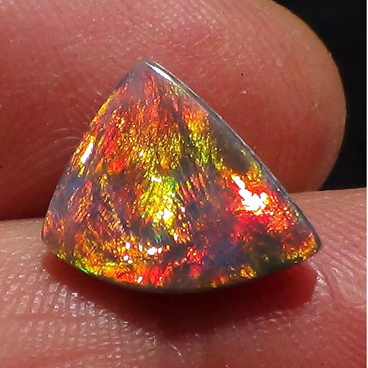 セミブラックオパール 3.29ct - オパール専門店　Flashfire-Opals-Japan