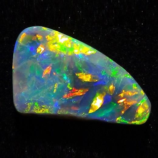 セミブラックオパール 4.4ct - オパール専門店　Flashfire-Opals-Japan