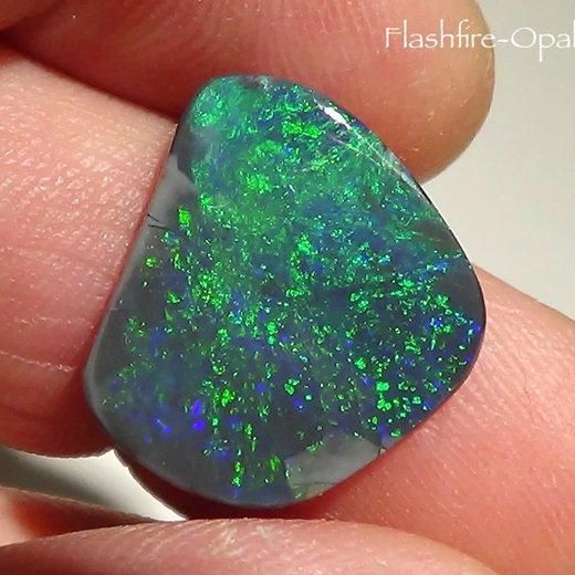 ブラックオパール 6.15ct - オパール専門店 Flashfire-Opals-Japan