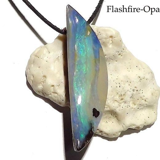 ボルダーオパール ペンダント71.6ct - オパール専門店 Flashfire