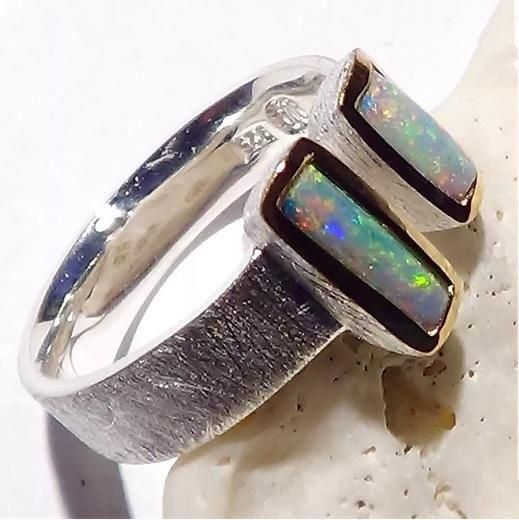 オパール リング17号 - オパール専門店 Flashfire-Opals-Japan