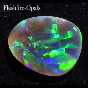 ブラックオパール リング17-18号 - オパール専門店 Flashfire