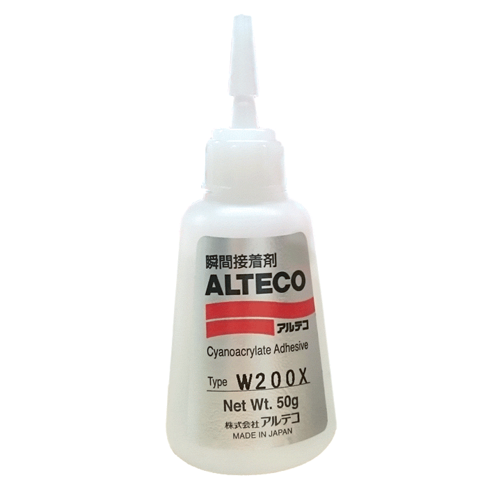 アルテコ 瞬間接着剤 W200X 50g入り - 床建材ネット / 床専門部材