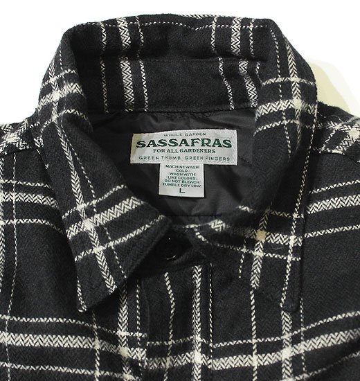 Feel Sun Half＋（フィールサンハーフプラス）”Herringbom Flannel” - SASSAFRAS（ササフラス） - インディゴ  富山市 聖林公司正規取扱店（取扱ブランド：ハリウッドランチマーケット・ササフラス・クレッタルムーセン・