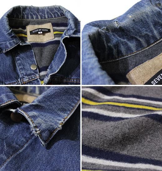 REWORK DENIM JACKETリワークデニムジャケット   seven by seven