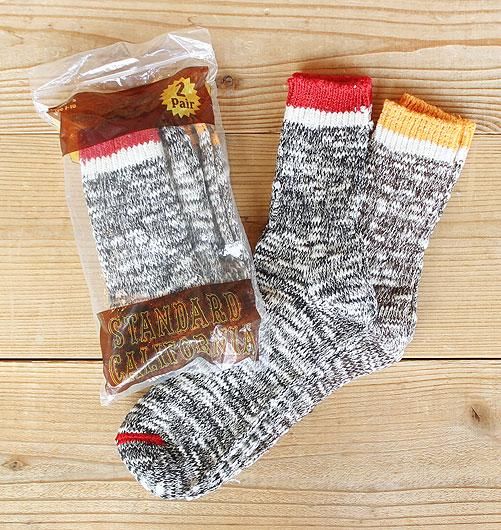 SD COTTON MIX SOCKS（SDコットンミックスソックス） - STANDARD CALIFORNIA（スタンダードカリフォルニア） -  インディゴ 富山市 聖林公司正規取扱店（取扱ブランド：ハリウッドランチマーケット・ササフラス・クレッタルムーセン・